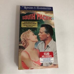 South Pacific Movie VHS With Soundtrack Rodgers & Hammerstein New Vintage